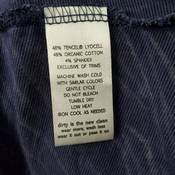 Horny Toad Size L Dress Rosa Linda Fulham A-line Ruched Pullover Organic Cotton - Picture 8 of 11